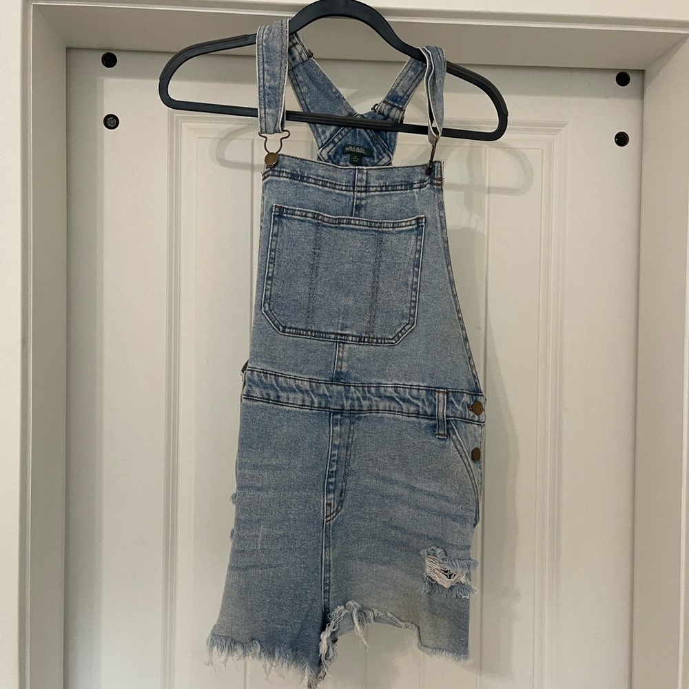Denim Short Overalls